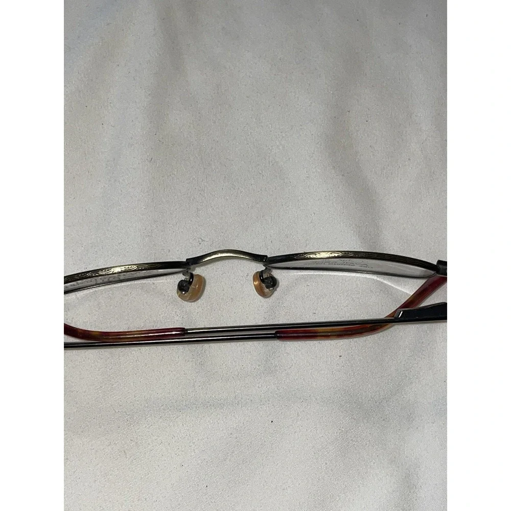 *Rare* Toscani Italy T2004 Gold 49-21-145  Ant Gold Full Rim Eyeglasses Frame